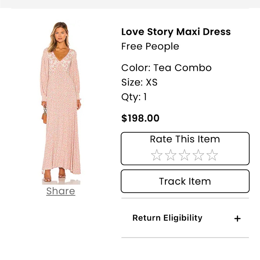 Love Story Maxi Dress